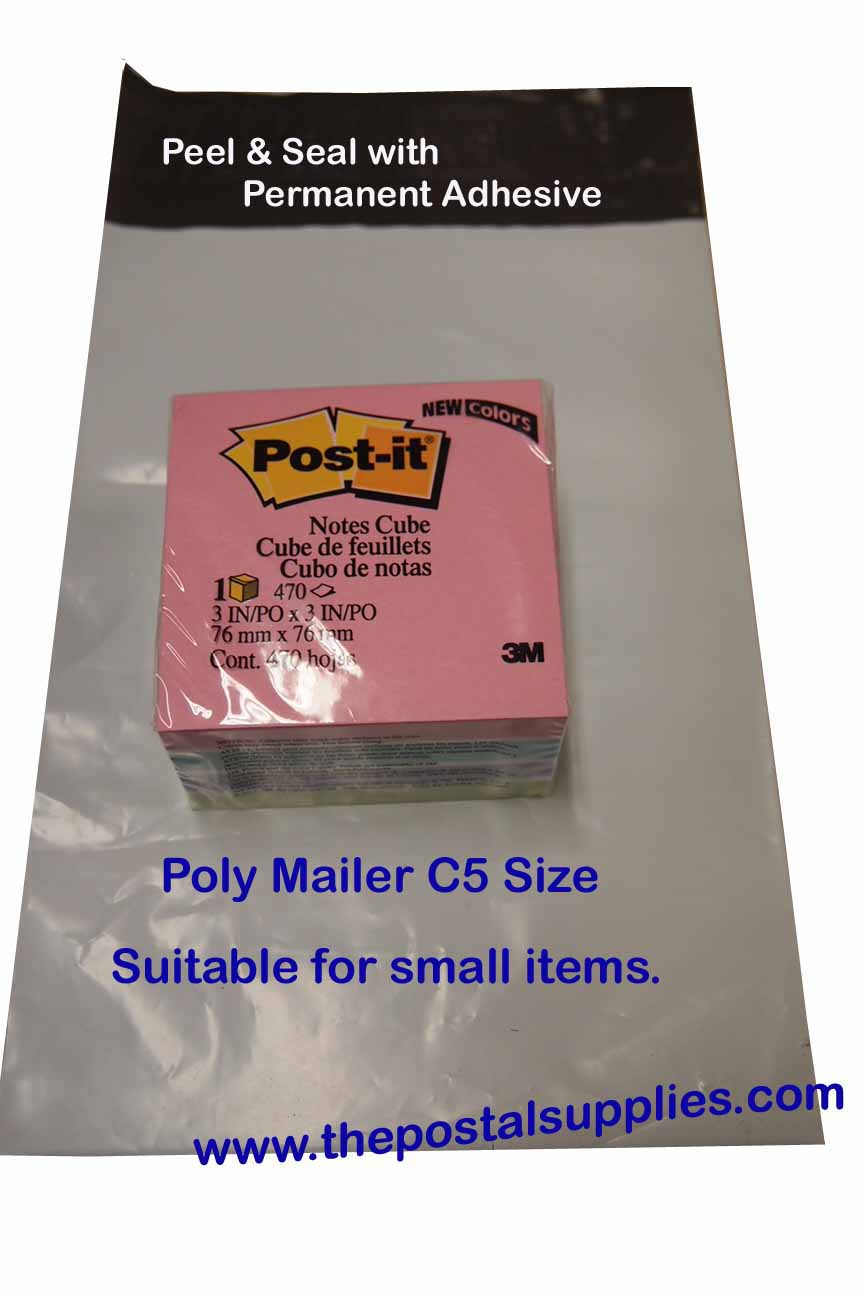 Peel and Seal Plastic Envelopes